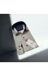 Slim Fit Uzun Kol Desenli Erkek Gömlek 3GMK312446005