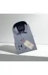 Slim Fit Uzun Kol Desenli Erkek Gömlek 3GMK312463005