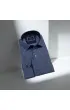 Slim Fit Uzun Kol Desenli Erkek Gömlek 3GMK3122466002