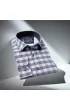 Slim Fit Uzun Kol Desenli Erkek Gömlek 3GMK311679002