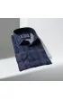 Slim Fit Uzun Kol Desenli Erkek Gömlek 3GMK311679008