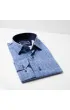 Slim Fit Uzun Kol Desenli Erkek Gömlek 3GMK311679011