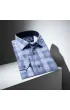 Slim Fit Uzun Kol Desenli Erkek Gömlek 3GMK311679013