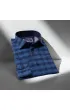 Slim Fit Uzun Kol Desenli Erkek Gömlek 3GMK311679016