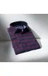 Slim Fit Uzun Kol Desenli Erkek Gömlek 3GMK311679017