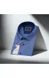 Büyük Beden Slim Fit Kısa Kol Desenli Erkek Gömlek 4GMK311702004