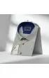 Büyük Beden Slim Fit Kısa Kol Desenli Erkek Gömlek 4GMK311702005