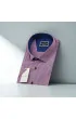 Büyük Beden Slim Fit Kısa Kol Desenli Erkek Gömlek 4GMK311702009