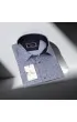 Büyük Beden Slim Fit Kısa Kol Desenli Erkek Gömlek 4GMK311744002