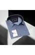 Büyük Beden Slim Fit Kısa Kol Desenli Erkek Gömlek 4GMK311744003