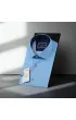 Slim Fit Kısa Kol Desenli Erkek Gömlek 3GMK312151007