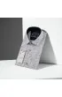Slim Fit Kısa Kol Desenli Erkek Gömlek 3GMK312165002