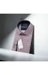 Slim Fit Uzun Kol Desenli Saten Gömlek 3GMK312173010