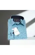 Slim Fit Uzun Kol Dijital Baskılı Desenli Erkek Gömlek 3GMK312198007
