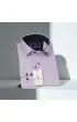 Slim Fit Uzun Kol Desenli Saten Gömlek 3GMK312412005 Slim Fit Uzun Kol Desenli Saten Gömlek 3GMK312412005