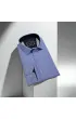 Slim Fit Uzun Kol Desenli Saten Gömlek 3GMK312420011