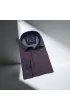 Slim Fit Uzun Kol Desenli Erkek Gömlek 3GMK312471005