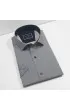 Slim Fit Kısa Kol Desenli Saten Erkek Gömlek 3GMK312787001 Slim Fit Kısa Kol Desenli Saten Erkek Gömlek 3GMK312787001