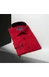 Slim Fit Uzun Kol Düz Renk Saten Erkek Gömlek 3GMK313024028 Slim Fit Uzun Kol Düz Renk Saten Erkek Gömlek 3GMK313024028